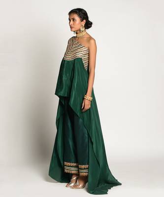 Bottle Green Pant Set 3