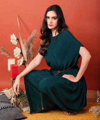 Dark Green Dress 3