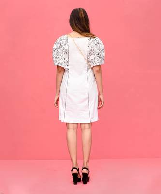 Statement sleeve dress 4
