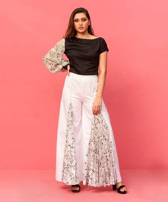 Front pleated pants 1