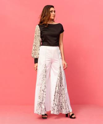 Front pleated pants 2
