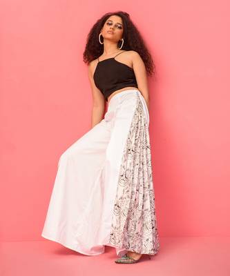 Side pleated pants 2
