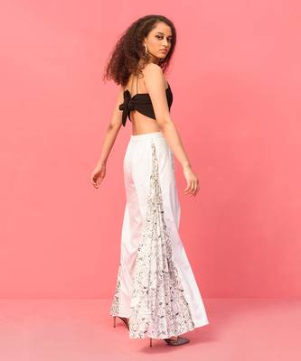 Side pleated pants 3