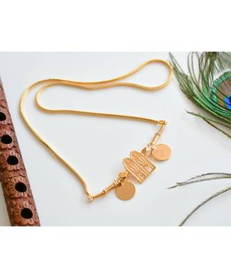 Gold Tone South Indian Style Naama Thiru-mangalyam / mangalsutra dj-33649 1