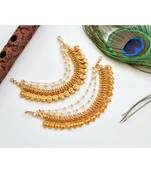 Matte Finish Peacock Designer Ear Side Chain dj-31454