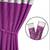 BIANCA Designer Textured Polyester Curtain In Fancy Modern Design With Eyelets  1pc 5 Feet (pure living) mix match wine