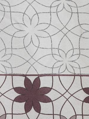 BIANCA Designer Textured Polyester Curtain In Fancy Modern Design With Eyelets  2pc 5 Feet (pure living) mix match wine 3