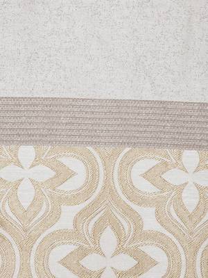 BIANCA Designer Textured Polyester Curtain In Fancy Modern Design With Eyelets  2pc 5 Feet (pure living) mix match gold 3