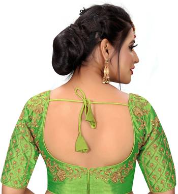 Sumaira Tex Women's embroidery and hand work designer readymade stitched blouse for saree and lehenga choli 2