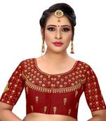Sumaira Tex Women's embroidery and hand work designer readymade stitched blouse for saree and lehenga choli