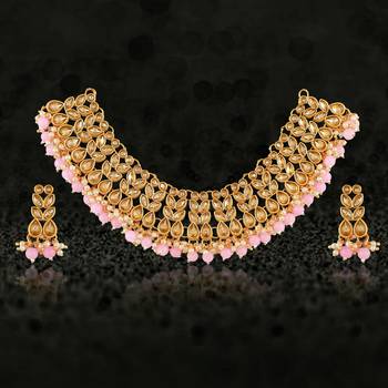 Pink zircon   chokers 2