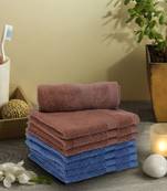 BIANCA Ultra Soft Zero Twist 100% Cotton Towel (Hygro Tech)  8pc Face Towel (paradiso) solid chocolatenavy