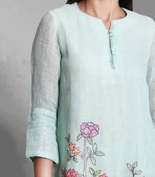 Sea Green Embroidered Kurta Set