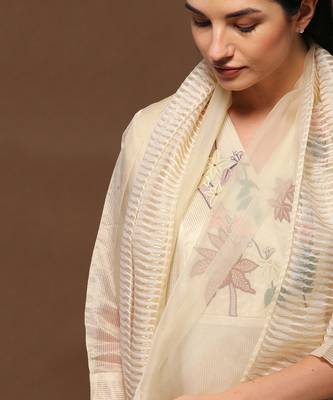 Ivory Linen Kurta Set 4
