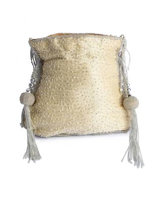 Fringy Chic Hand Embroidered Potli 4