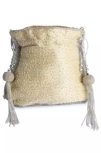 Fringy Chic Hand Embroidered Potli
