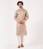 Blush Pink Embroidered Kurta