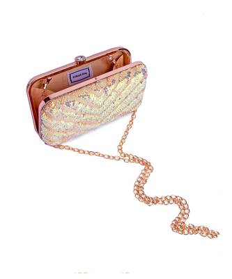 Radiant Shimmer Hand Embroidered Clutch 4