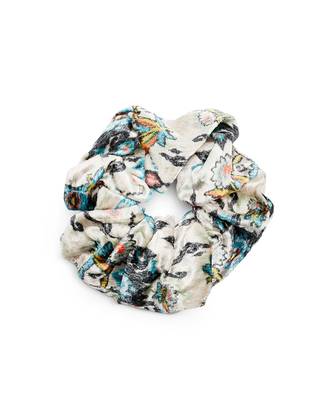 Payal Singhal Set of 5 Assorted Velvet Scrunchies in Signature Prints 3