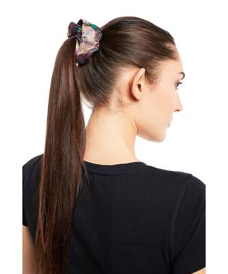 Payal Singhal Set of 5 Assorted Silkmul Scrunchies in Signature Prints 2