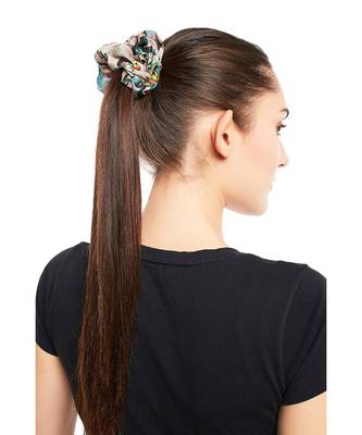 Payal Singhal Set of 3 Assorted Silkmul Scrunchies in Signature Prints 2