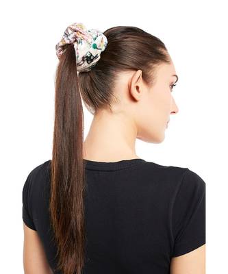 Payal Singhal Set of 3 Assorted Velvet Scrunchies in Signature Prints 2
