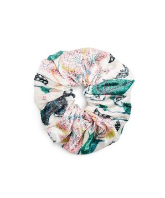 Payal Singhal Set of 3 Assorted Velvet Scrunchies in Signature Prints 4