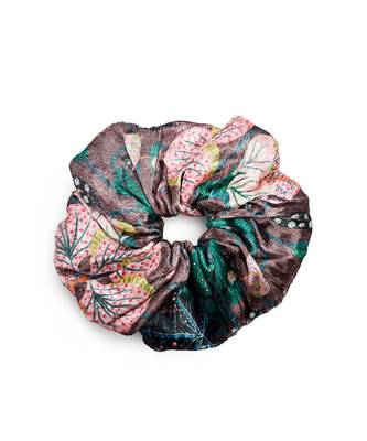 Payal Singhal Set of 3 Assorted Velvet Scrunchies in Signature Prints 3