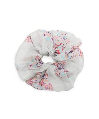Payal Singhal Set of 3 Assorted Organza and Silkmul Scrunchies in Signature Prints 4