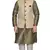 Men's Copper Gold Kurta Gold Pyjami With Goldjacket