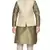 men's Copper Gold Kurta Gold Pyjami With New Gold Jacket