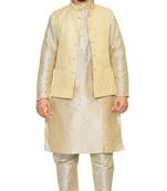 men's Double Tone Matching With New Gold Jacket