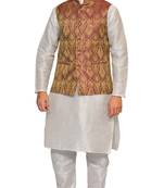 men's White Matching With Purple Jacket