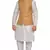 Men's White Matching With Bindu Gold Jacket