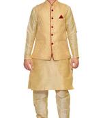 Men's Double Tone Matching With Gold Jacket