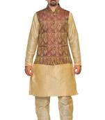 Men's Double Tone Matching With Purple Jacket