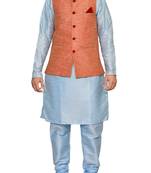 men's Sky Blue Matching With Pink Jacket