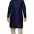 Men's Nevy Blue Kurta with Gold Churidhar