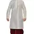 Men's White Kurta Maroon Dhoti