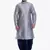 Men's Sliver Kurta Navy Blue Dhoti