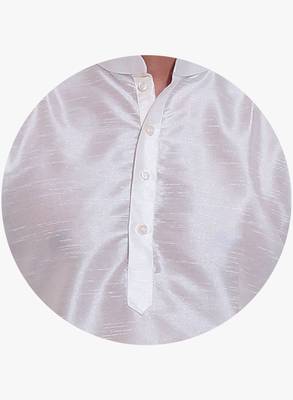 Men's Cream kurta Cream Dhoti 4