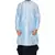 Men's Sky Blue kurta Black Dhoti