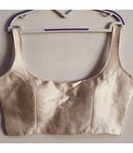 Bieth Women's Banglory Silk Plain Stitched Blouse