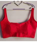 Bieth Women's Banglory Silk Plain Stitched Blouse