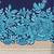 Nevy Blue Printed Crepe Unstitched Women'S Dress Material