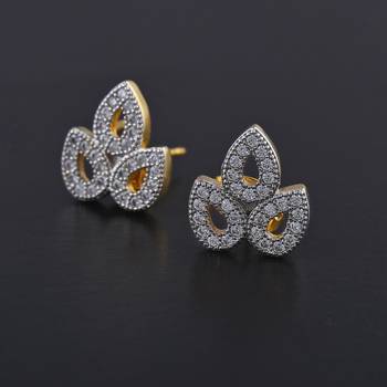 White pearl earrings 1
