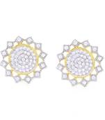 White pearl earrings