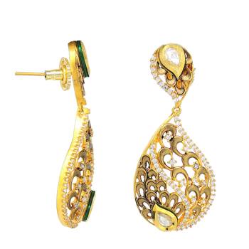 White pearl earrings 2