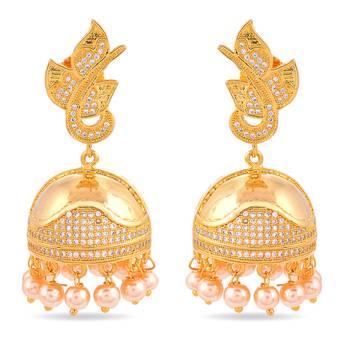 White pearl earrings 1