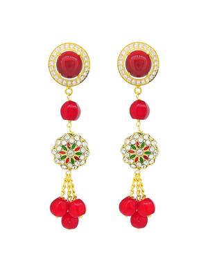 White pearl earrings 1